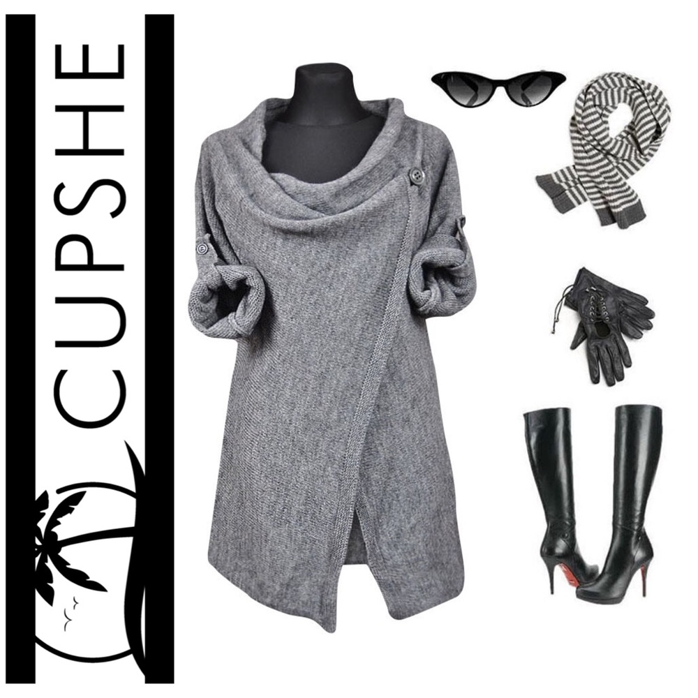 LAST CALL! 1/6/19 Asymmetrical Sweater/Poncho